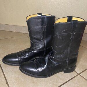 Justin Black Vintage Men’s Cowboy Boot